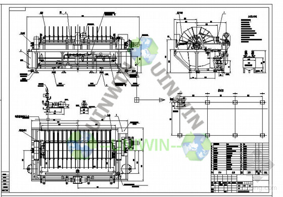 Vacuum Disc Filter Drawing