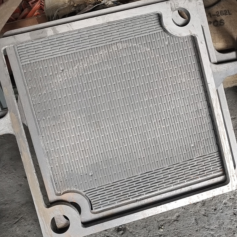 Cast iron filter press frame