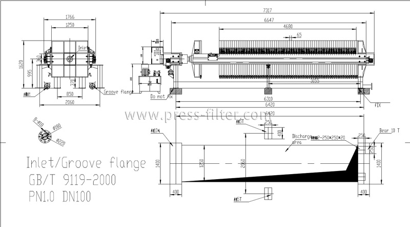 Filter press drawing