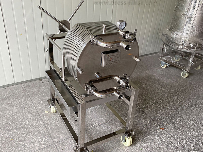 Stainless steel multilayer plate and frame filter