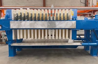 Vibrating filter press