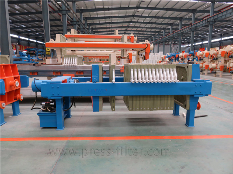 recessed plate filter press