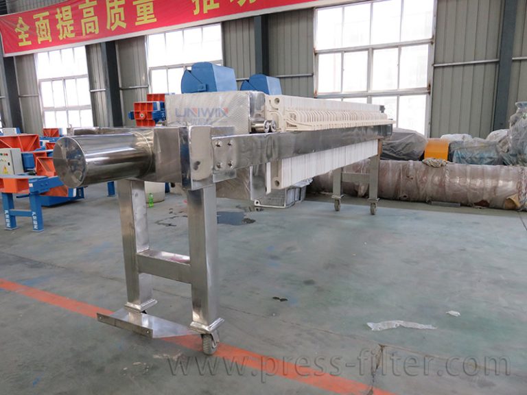 stainless steel coated filter press