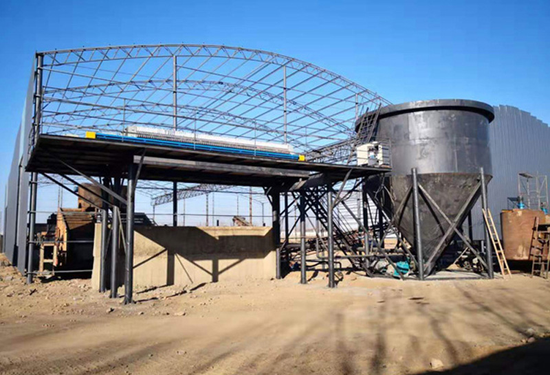 High-Pressure Filter Press Application in Dewatering Sand Washing Sludge