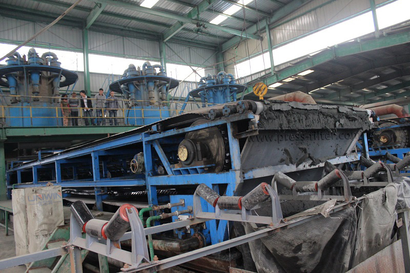 Application of Belt Filter Press in Tailing Coal Dehydration