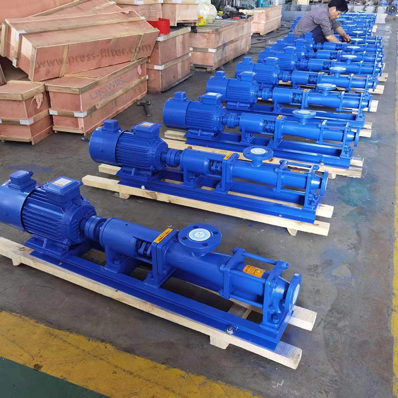 Single Screw Pump for Filter Press - Filter Press Manufacturer