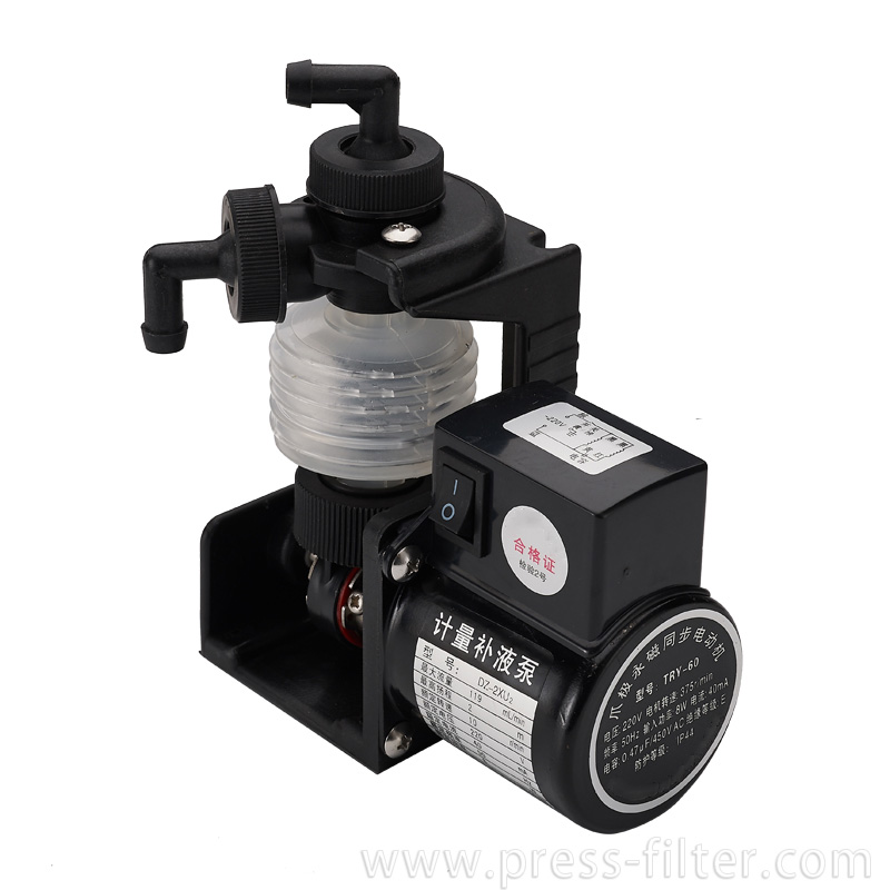 Corrugated tube metering pump