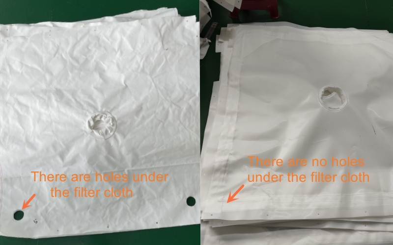 difference of filter cloth