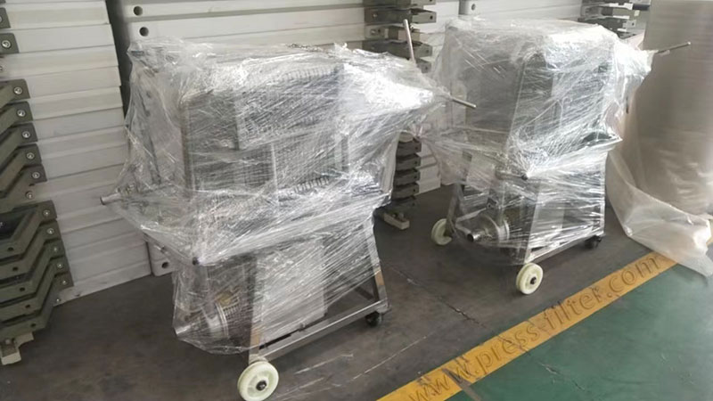 packing of filter press