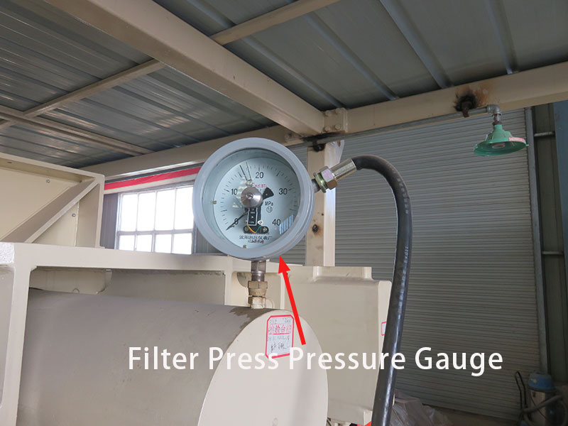 Filter Press Pressure Gauge