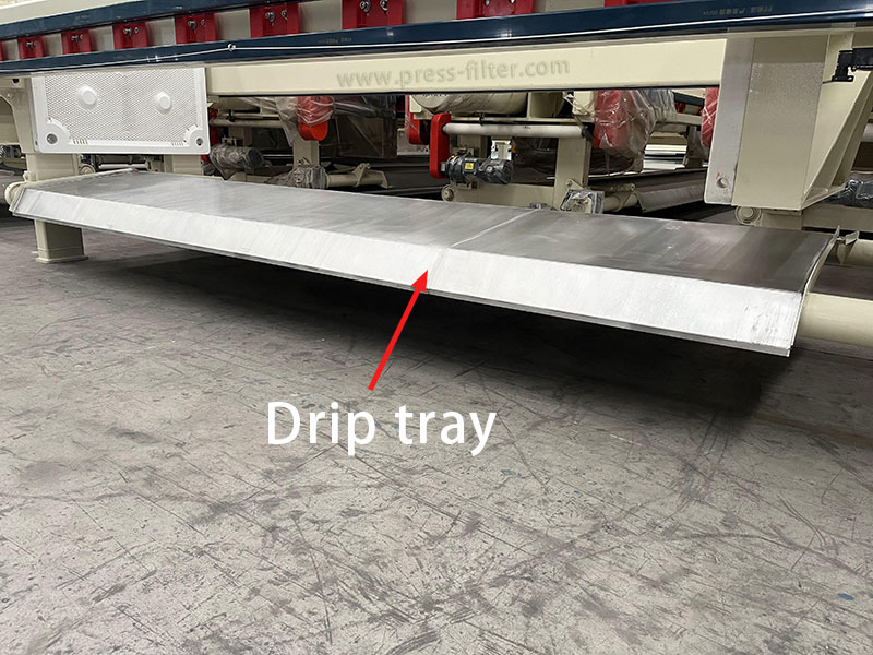 filter press drip tray