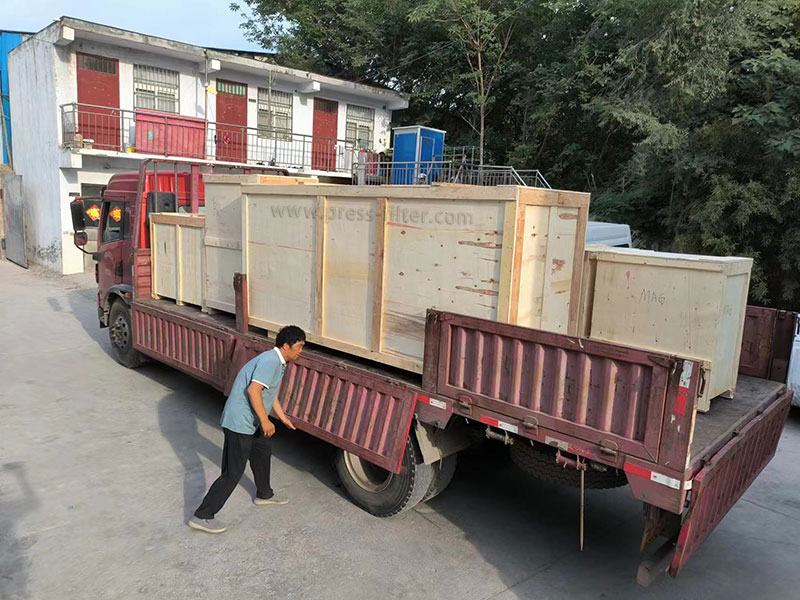 Filter press delivery