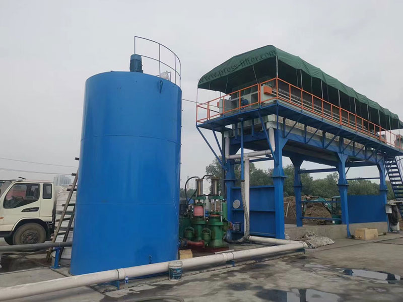 vehicle mounted mobile filter press application