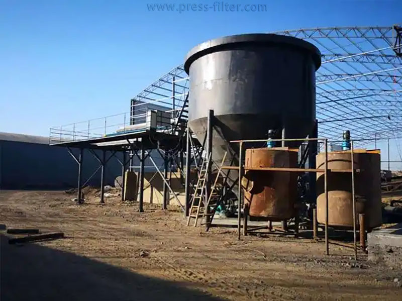 Sludge Concentration Tank Application