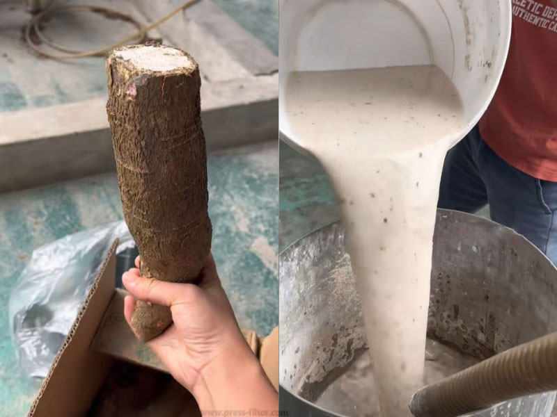Tapioca starch slurry
