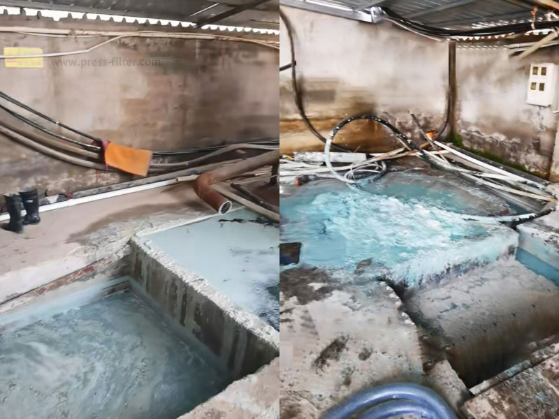 plastic washing wastewater
