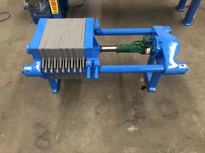 manual jack filter press