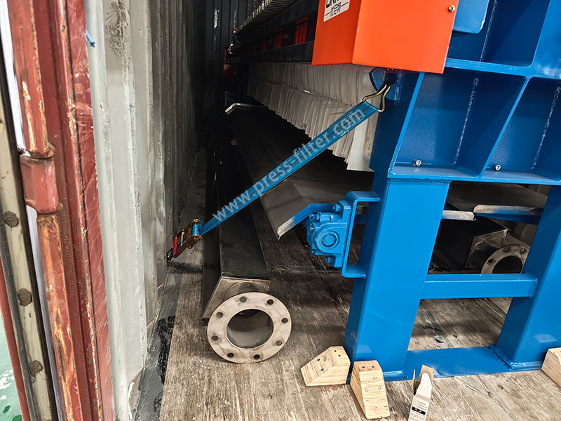 Filter press shipment