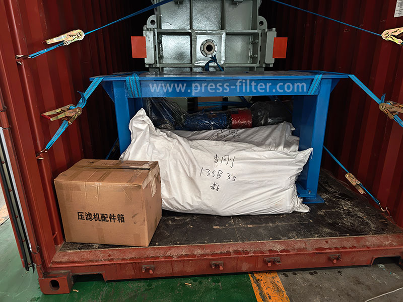filter press delivery