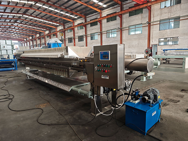 stainless steel filter press