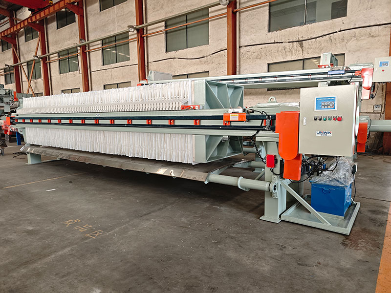 250㎡ Chamber Filter Press for Ghanaian Customer